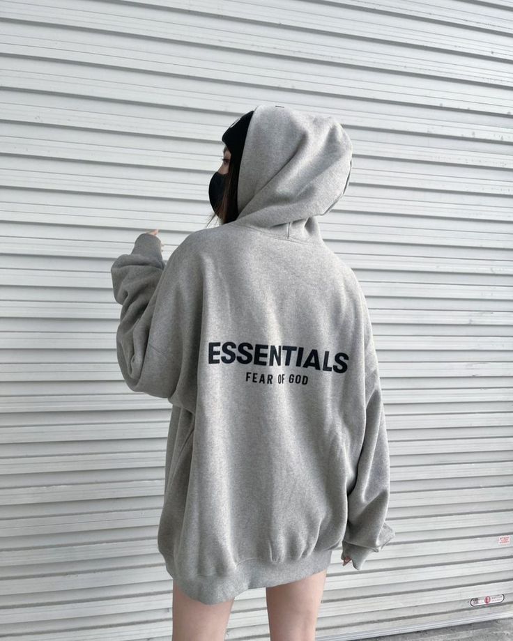 Fear of God Essentials Light Oatmeal Hoodie