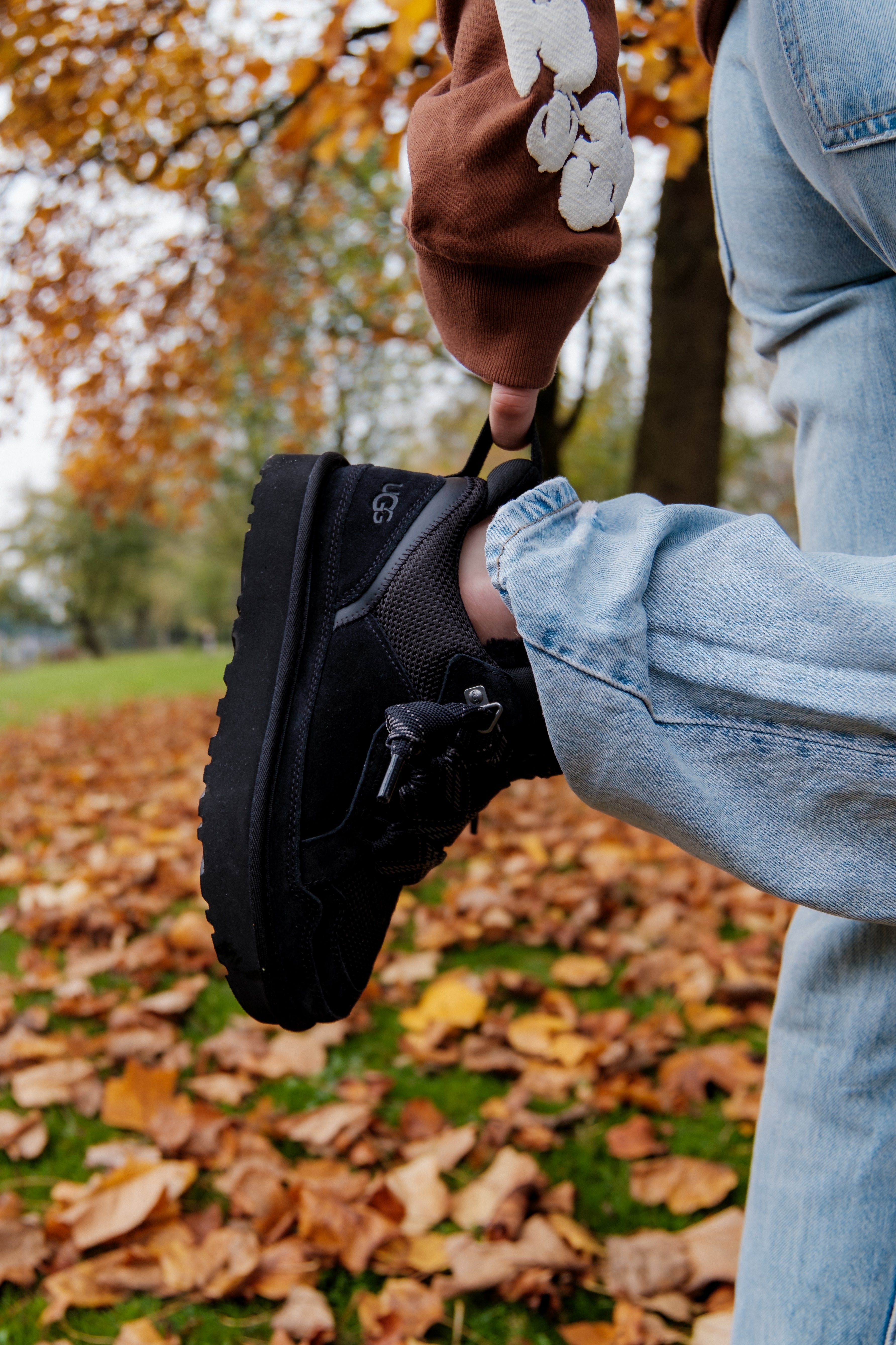 UGG スニーカー 1144022 ブラック lowmel UGG Lowmel Sneaker for